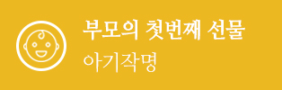 부모의 첫번째 선물 아기작명